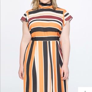 Eloquii striped dress